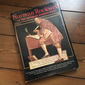 Vintage Norman Rockwell and the Saturday Evening Post Art Book/Coffee Table Book